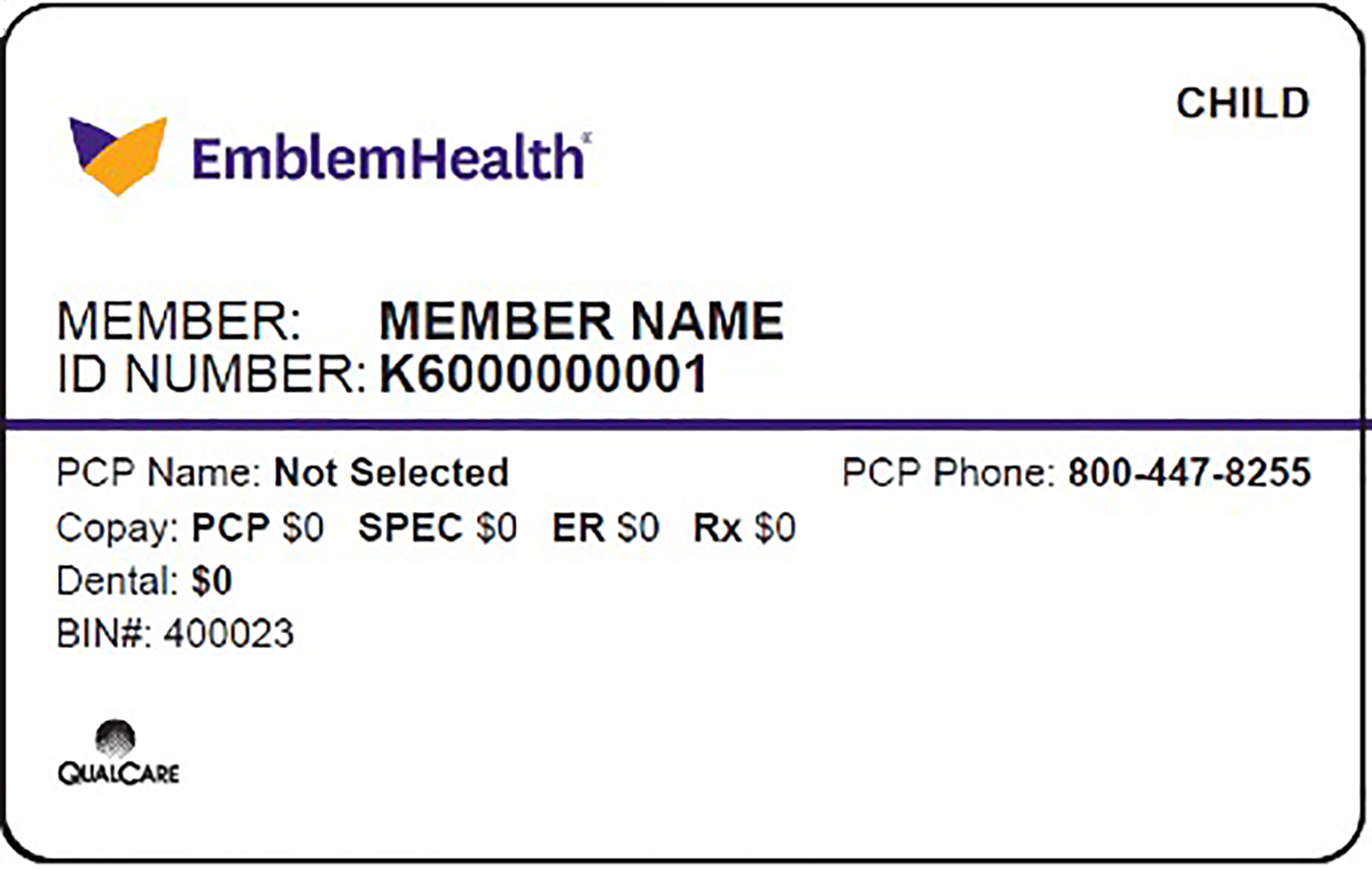 CHPlus New Member ID Card EmblemHealth